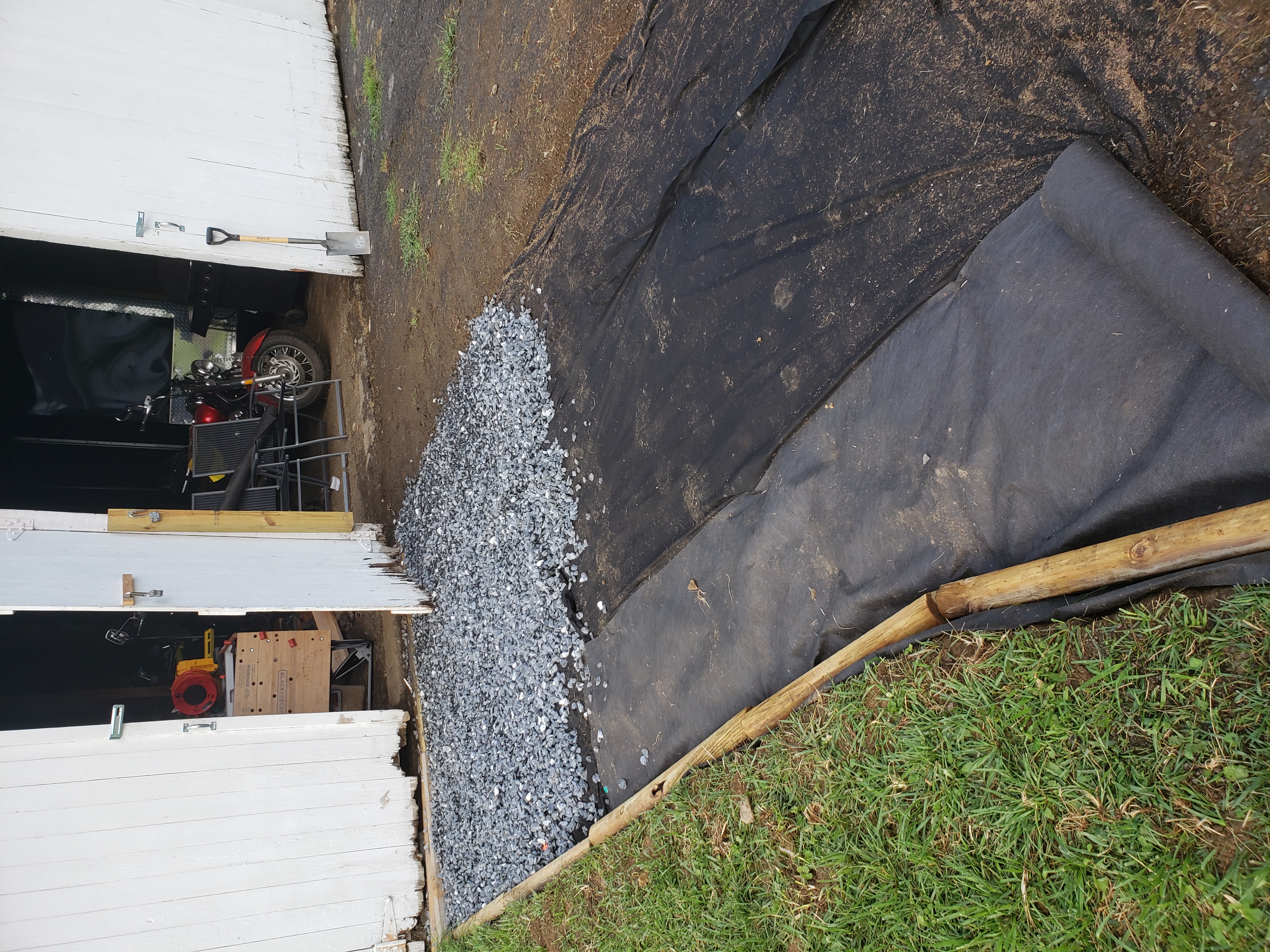Driveway in progress
