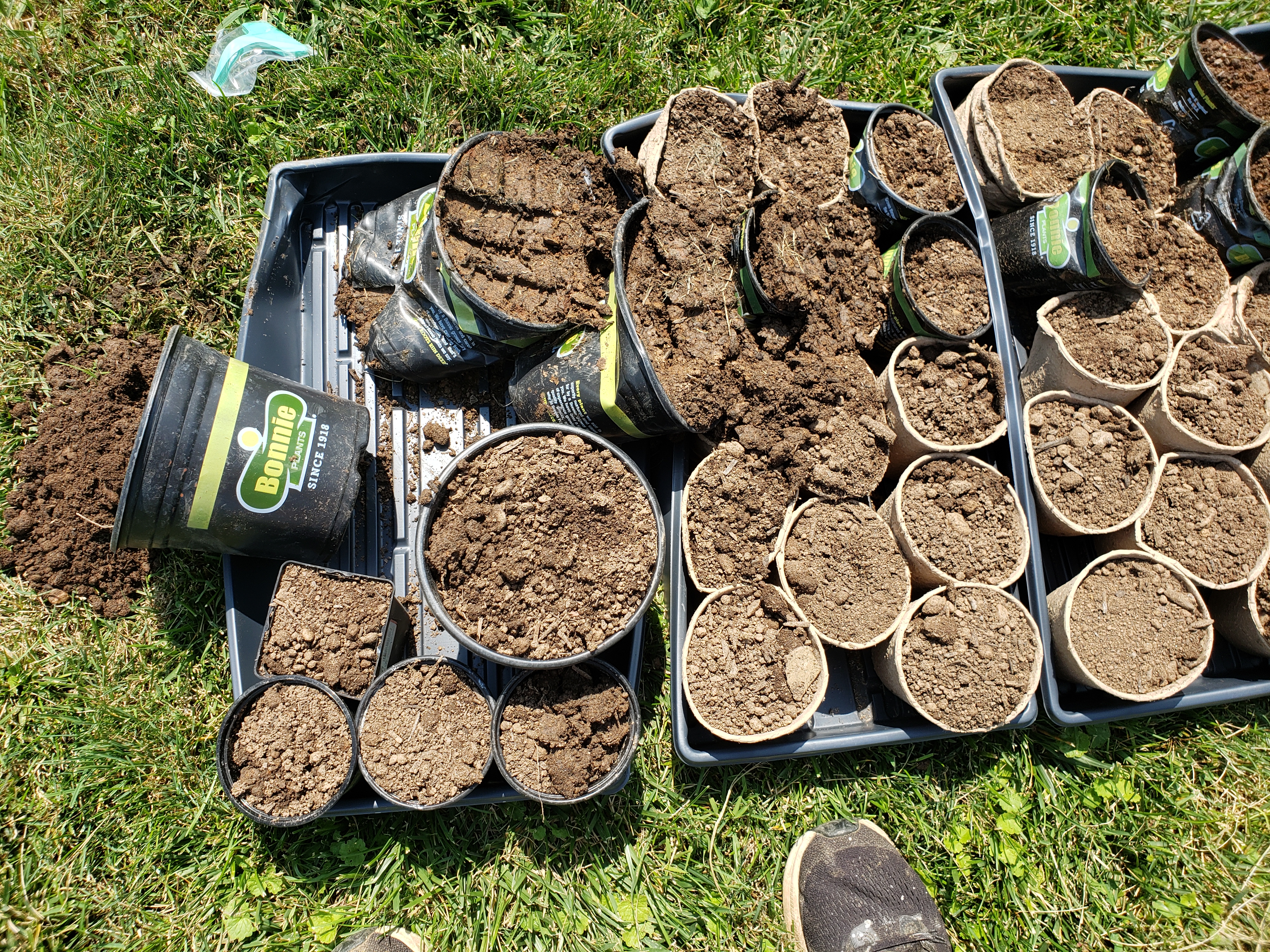 Broken pots
