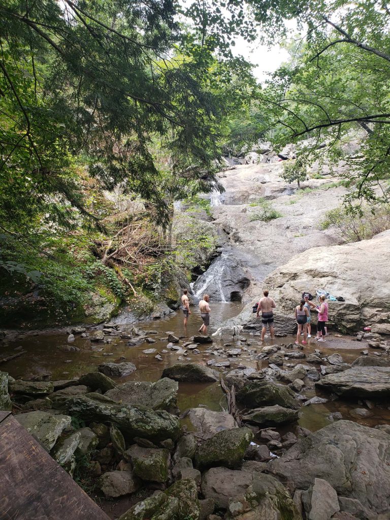 Falls with too many people